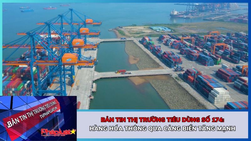 Bản tin Thị trường Tiêu dùng số 174: Hàng hóa thông qua cảng biển tăng mạnh