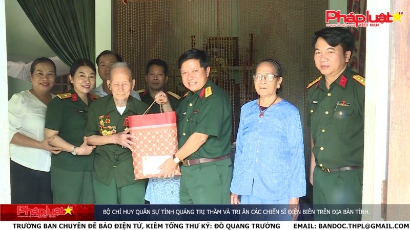 Bộ Chỉ huy Quân sự tỉnh Quảng Trị thăm và tri ân các chiến sĩ Điện Biên trên địa bàn tỉnh